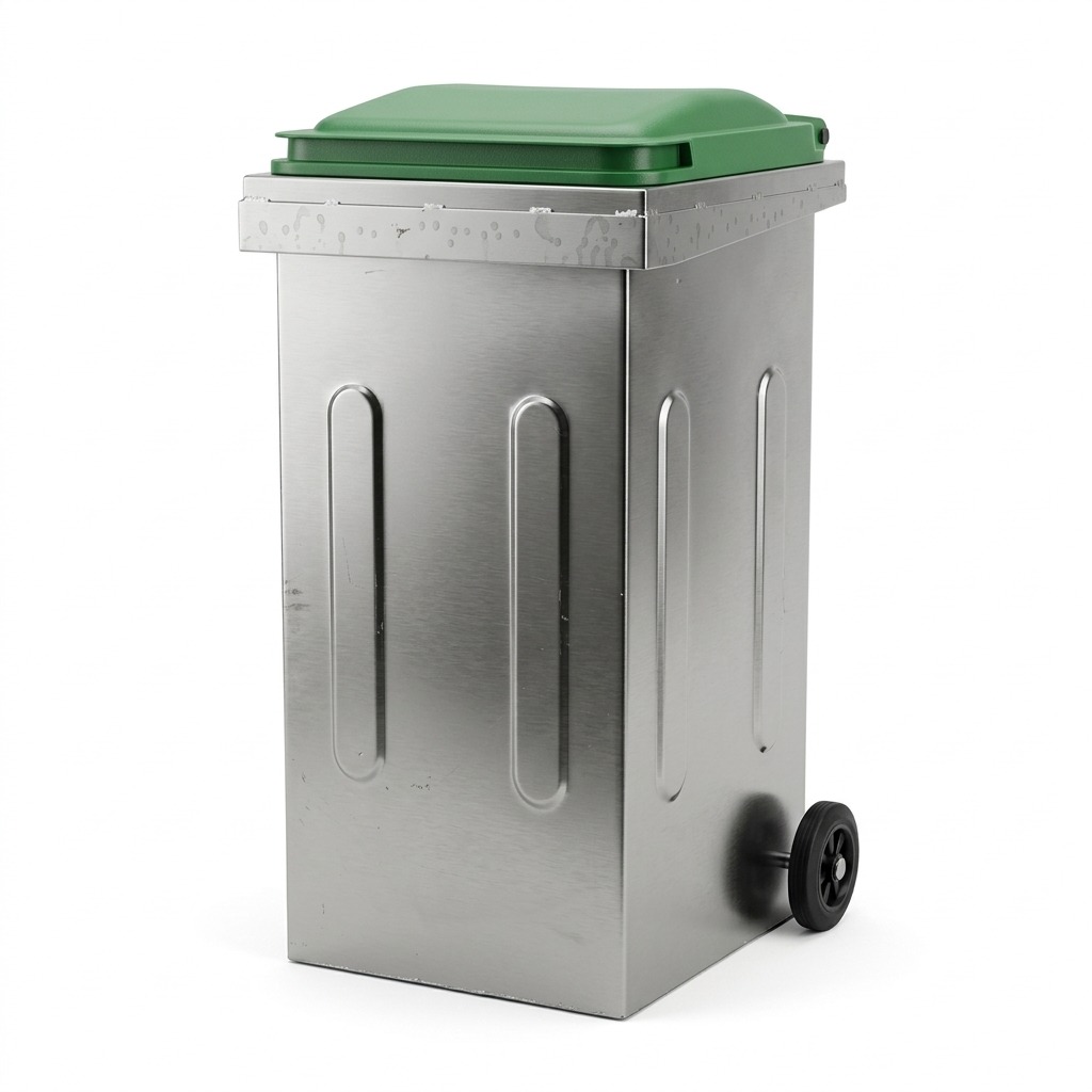 Bac Galvanisé 360L 2 roues